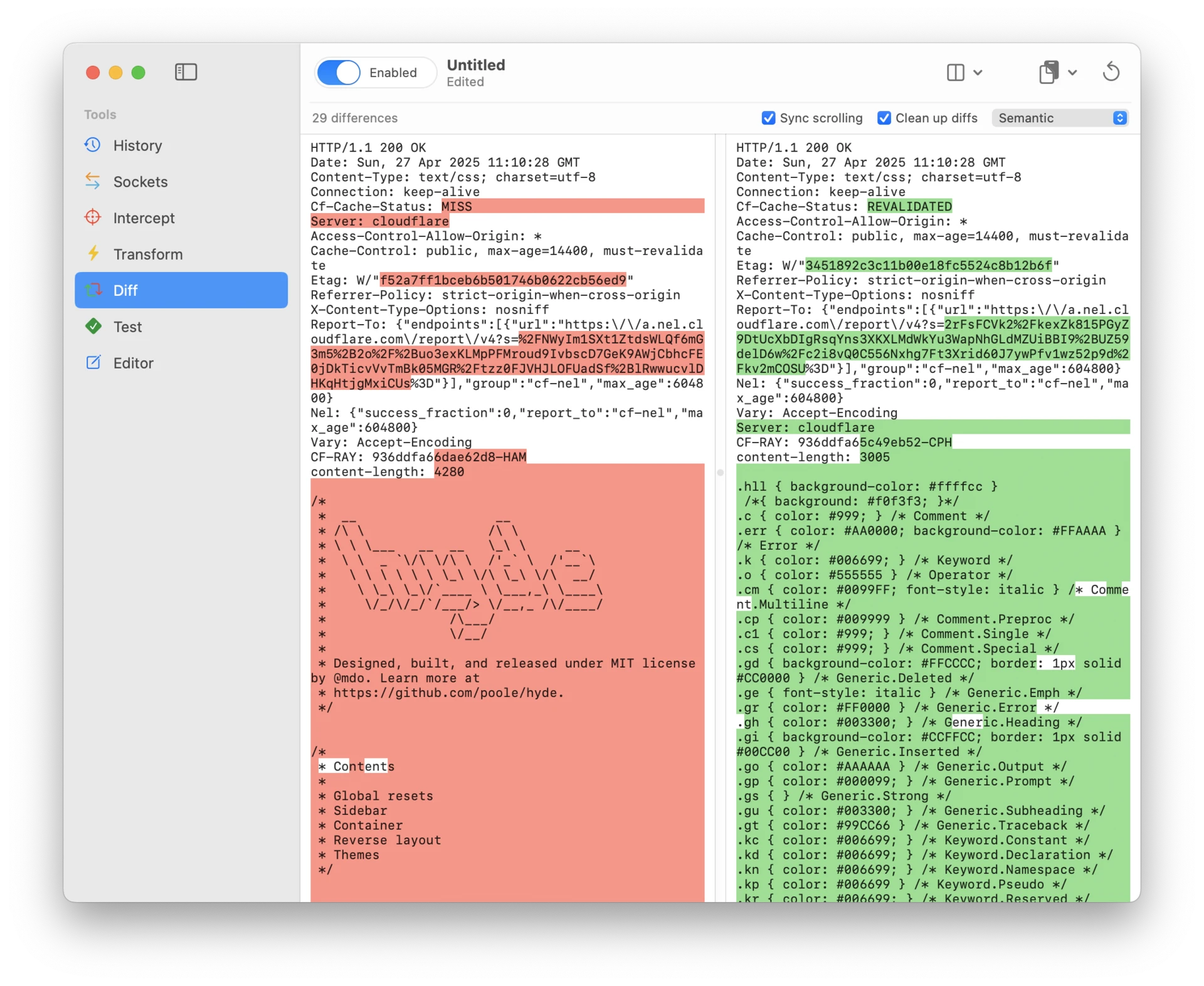 Screenshot to Test tool