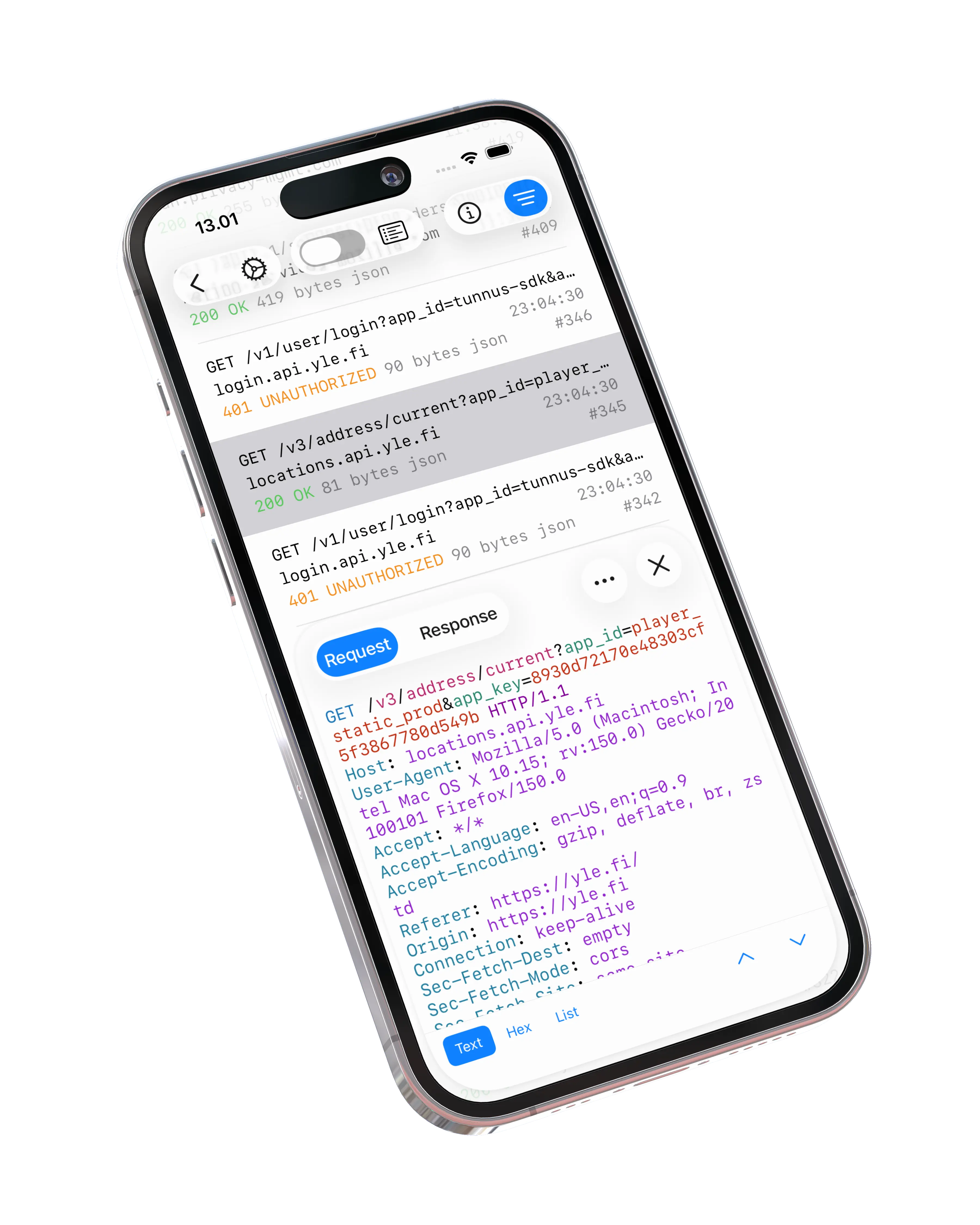 Proxygen for iPhone